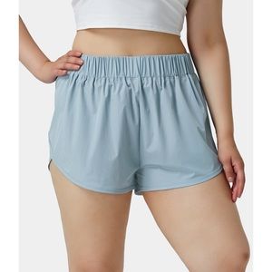 Halara High Waisted Dolphin Hem Casual Shorts 2”